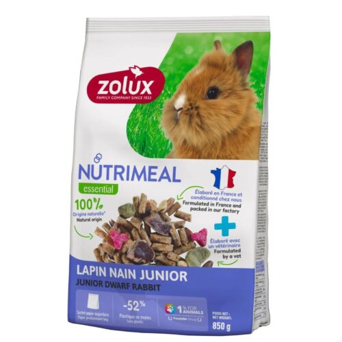 Zolux Nutrimeal Junior 850 g – Natural Food for Rabbits